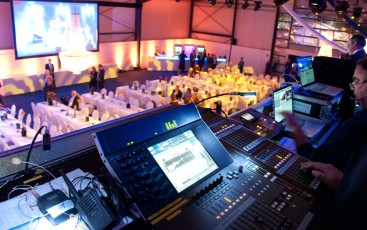 Veranstaltungstechnik im Einsatz